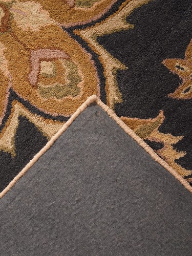 Eco-Friendly Hand Tufted Wool Area Rug Floral Charcoal BBH Homes BBK00687 - Picture 28 of 156