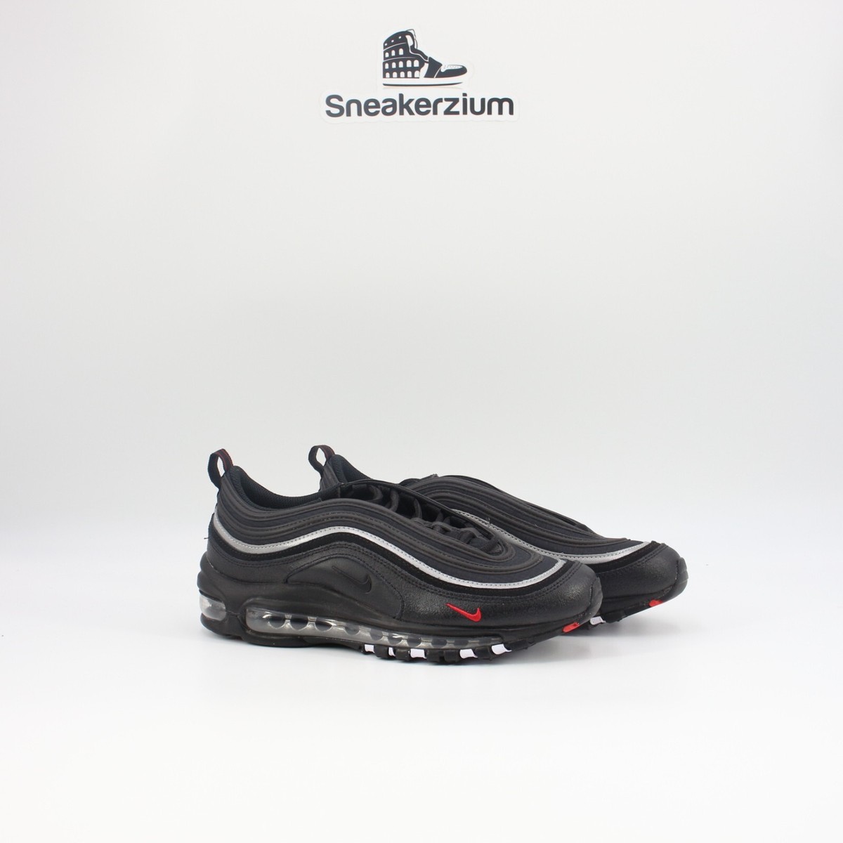 Nike Air Max 97 GS Black Chile Red White 921522-028 GS Size 7Y New