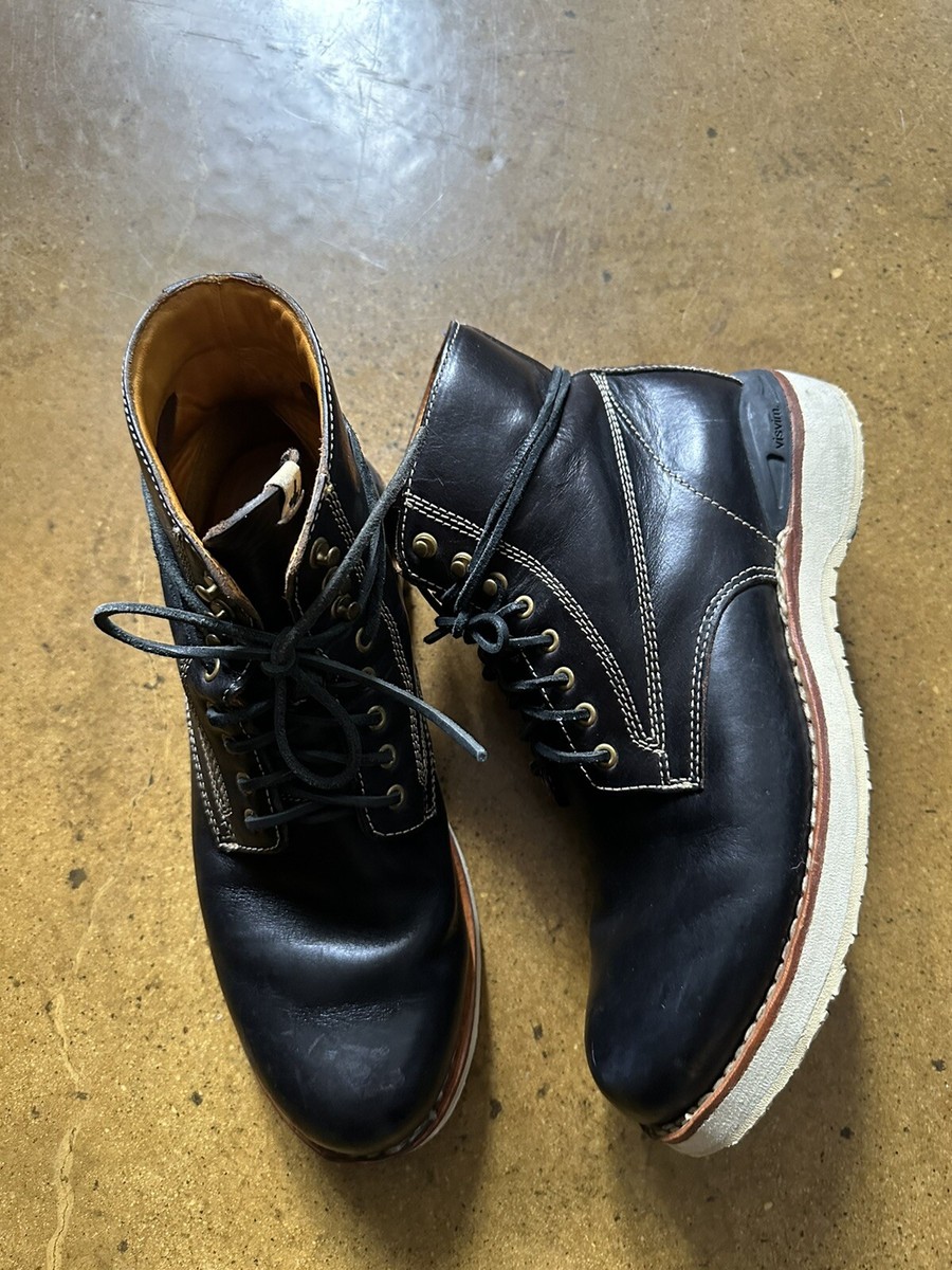 レア！！visvim boots size US10 Authentic Visvim Bison Virgil Boot size 11 Black Leather | eBay