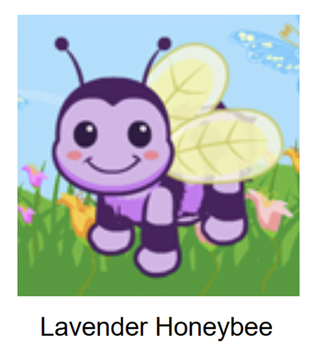 Webkinz Classic Lavender Honeybee *Code Only* (~messaged~) - Picture 3 of 3