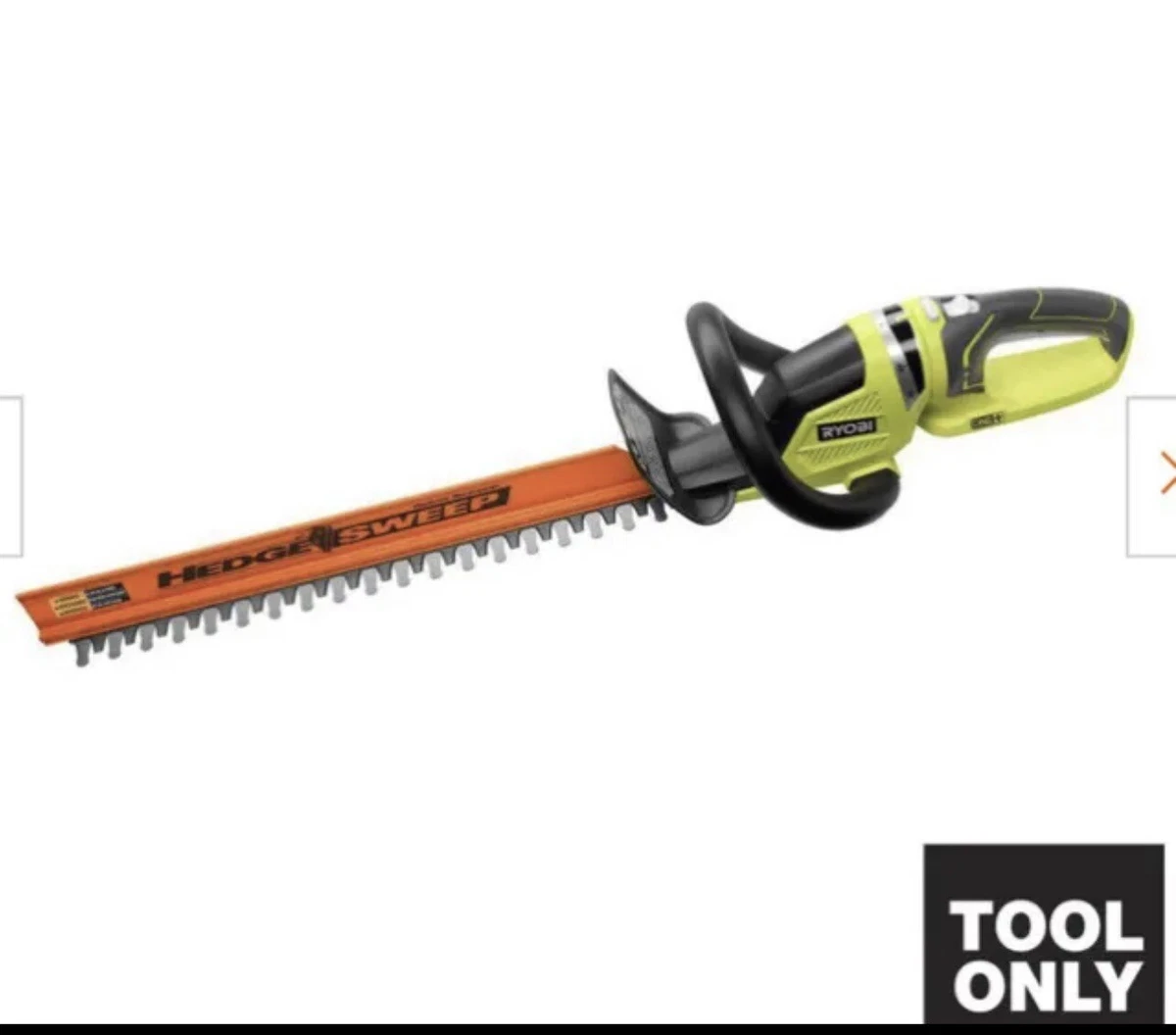 RYOBI ONE 18V 22 CORDLESS BATTERY HEDGE TRIMMER TOOL ONLY