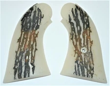 Taylor's 1858 pistol grips faux stag plastic with screw