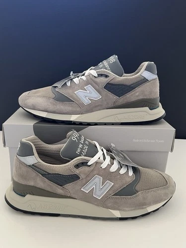 New Balance 998 Made in USA Grey Silver Men’s Size 11 U998GR Classics NEW