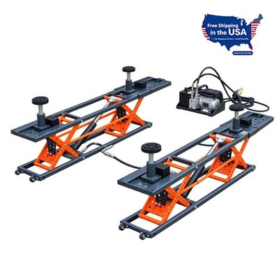 Portable Scissor Car Lift LM230 5000LBS Electric Hydraulic Vehicle Lift Home Gar