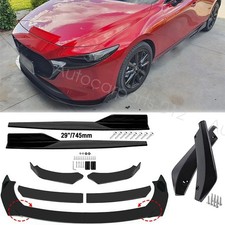 For Mazda 3 Bp Hatchback Front Bumper Lip Splitter Side Skirt Rear Diffuser