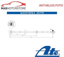BREMSSCHLAUCH BREMSLEITUNG VORNE ATE 245147-05103 P FÜR AUDI A2,8Z0