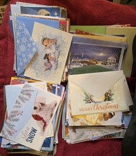 Lot Of Christmas, Birthday And Get Well Cards All New  Over 260