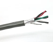 25' Belden 9503 3 Pair 24AWG Overall Shielded Paired Cable 25 Foot 3pr 24AWG