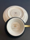 GORHAM CHINA BLACK GOLD PLATINUM  CONTESSA  TEA CUP AND SAUCER — photo 4