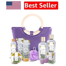 Exquisite Lavender Spa Gift Set - Ideal for Mother's Day and Special Occasions