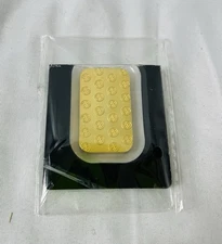 1 x Geschenkartikel 1 Unze Goldener Barren 24K vergoldet! KEIN Echtgold!