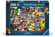 Erwachsenenpuzzle 1000 Teile - Dean MacAdam: Vierbeiner auf Tour, Hannah Mc ...