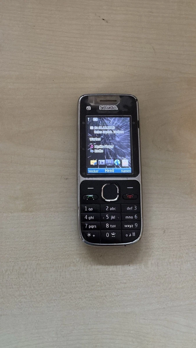 Nokia C2 Classic - Schwarz C2-01 RM-721 Geprüft Händler Garantie Stark Gebraucht
