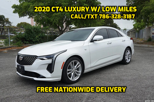 2020 Cadillac CT4 Luxury w/ low miles  🔥 FREE DELIVERY! 🔥786-328-3187