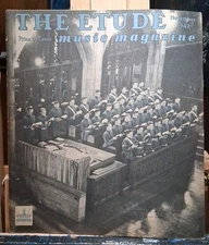 The Etude Music Magazine November 1942 West Point Choir Price 25 cents