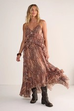 Nastygal Beige Maxi Dress Womens Daywear Dresses