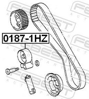 Febest GlüHkerze 28642-001 Passend FüR Fiat Opel Suzuki