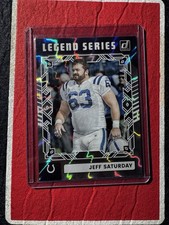 2025 Panini Donruss Jeff Saturday #TLS-JSA Legend Series Parallel Colts 🔥