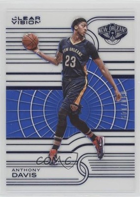 2015-16 Panini Clear Vision Blue 90/149 Anthony Davis #63 0nr3