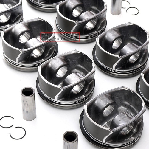 Engine Pistons Overhaul Kit For Porsche Cayenne Panamera S 4S GTS 4.8L V8 M48.01 - Picture 3 of 8