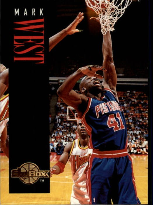 1994-95 SkyBox Premium #228 Mark West - BSK