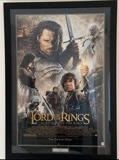 Lord of the Rings Signed Poster With COA
