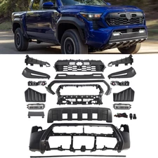 For 2024 2025 Toyota Tacoma Complete Front Bumper Cover Grill W/Foglight Valance