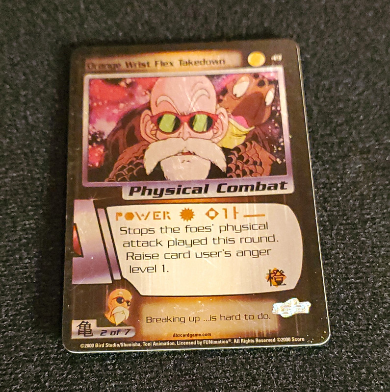 Score 2000 Dragon Ball Z CCG Escape Wrist Flex Takedown Physical Combat #2
