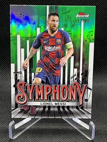 2024-25 Topps Finest UEFA  Finest Lionel Messi Symphony  #SY-2   #/99   *P144