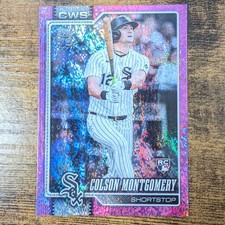 2026 Topps Series 1 Celebration Colson Montgomery RC #157 Confetti Pink Parallel