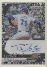 2020 Panini Prizm Rookie Auto Snakeskin Prizm 6/35 TJ Zeuch #RA-TZ Auto ib6
