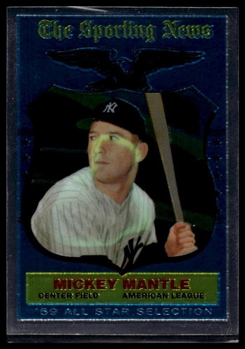 1997 Topps #27 Mickey Mantle Mickey Mantle Commemorative Reprints Finest
