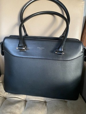 DAVID JONES -PARIS - DOPPELGRIFF - TASCHE -FARBE SCHWARZ