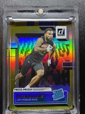 KYREN WILLIAMS Refractor PRIZM GOLD Investment CARD RAMS 