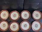 Antique Salem China 23K Gold Encrusted Plates set of  8 Total — photo 4