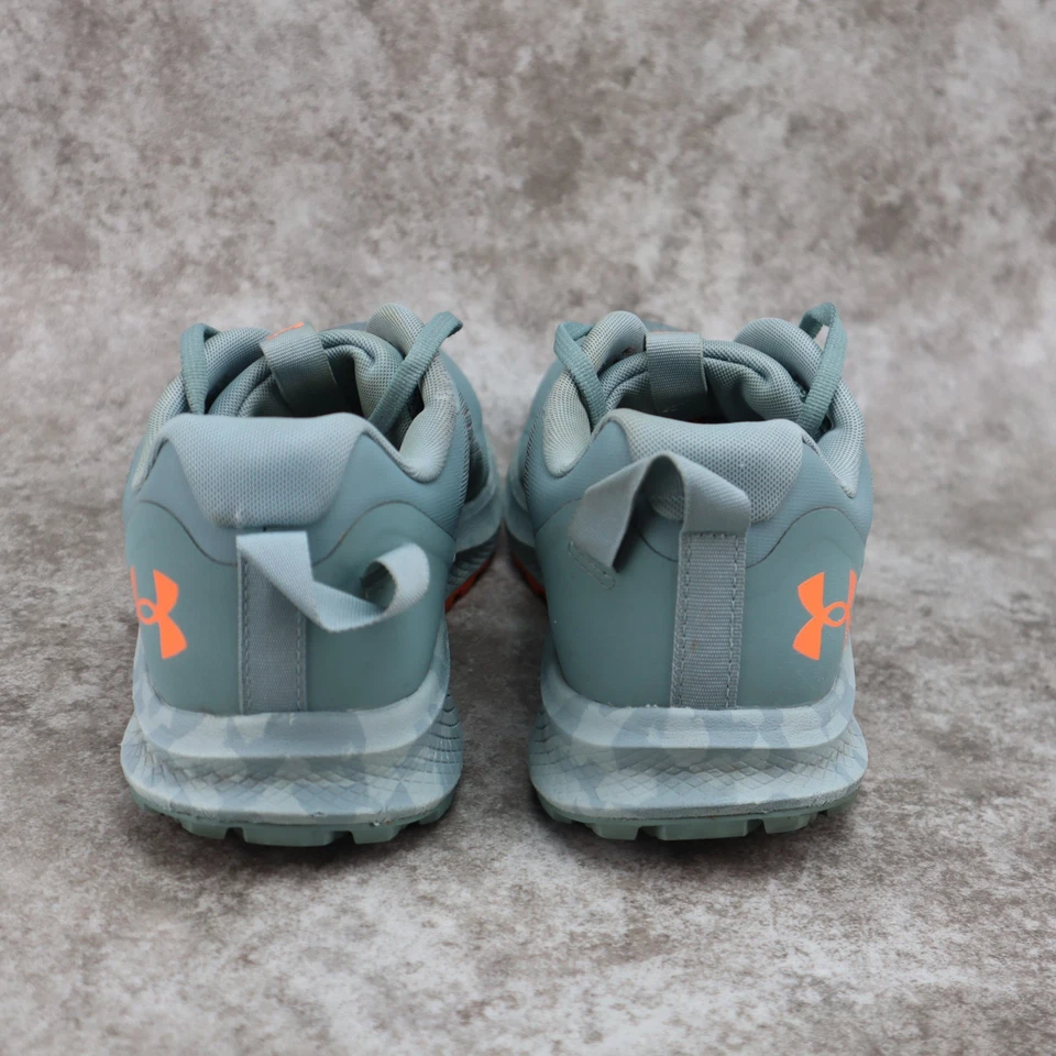 Under Armour 3024191-304 Trail Running Shoes Jogging Blue Green Womens Size 11 - Image 3 of 4