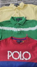 Polo Ralph Lauren Short Sleeve Polo Shirts Assorted Lot of 4 Men Sz Medium