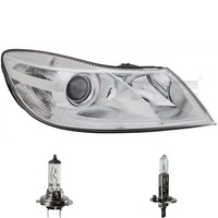 Scheinwerfer Links H1/H7 FüR Skoda Octavia II Combi 1Z5 1Z3 Octavai Inkl. Lampen