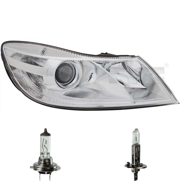 Scheinwerfer Links H1/H7 FüR Skoda Octavia II Combi 1Z5 1Z3 Octavai Inkl. Lampen-image