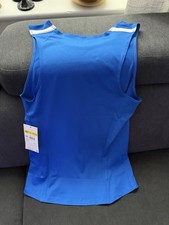 Nike Miler Men's Running Vest Blue Sleeveless Size S New with Tags