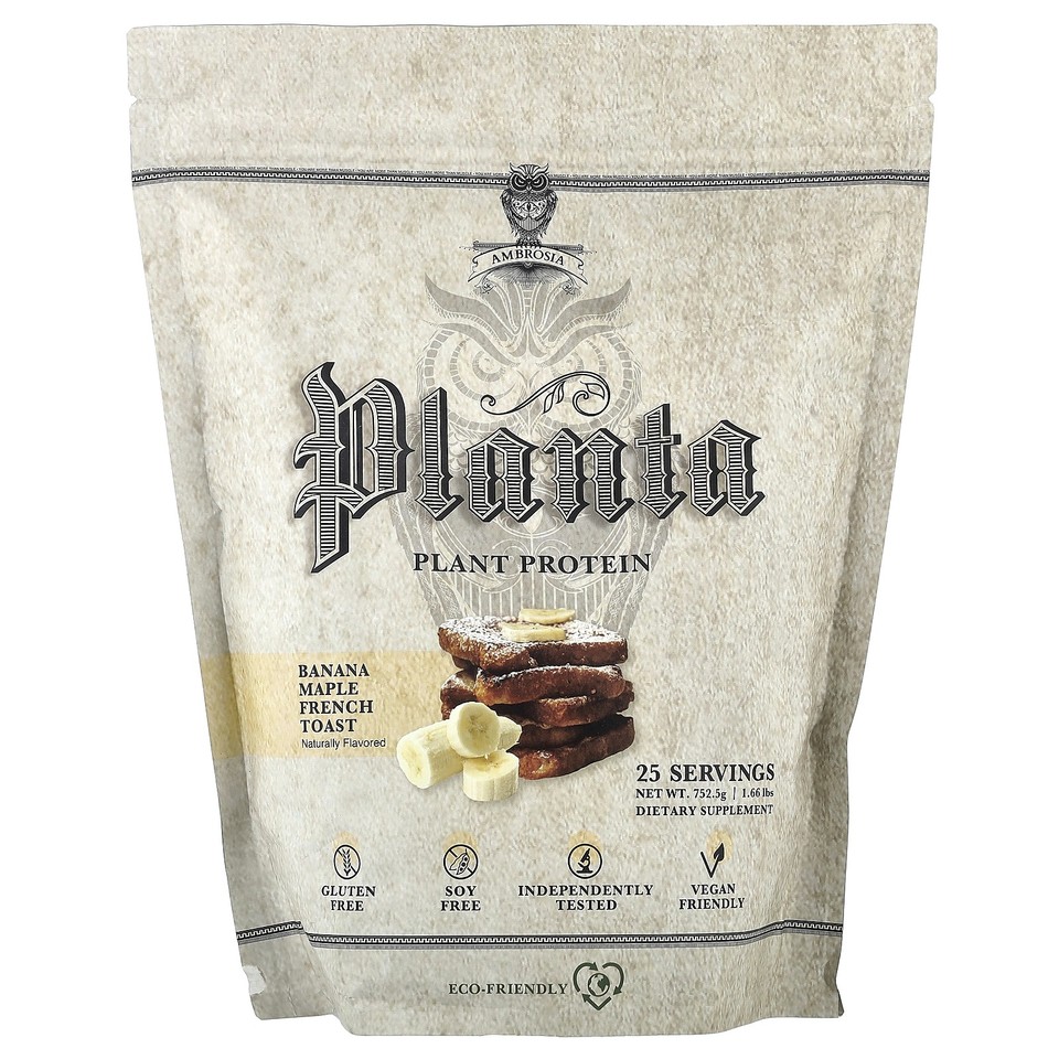 Planta, Plant Protein, Banana Maple French Toast, 1.66 lbs (752.5 g)