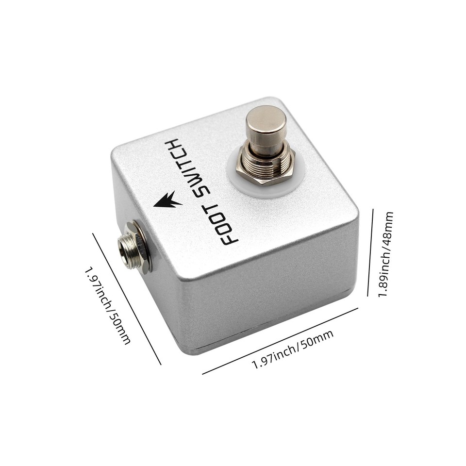 Guitar Footswitch Lockable Momentary Foot Switch, Effect/Amp Tap Switch ...