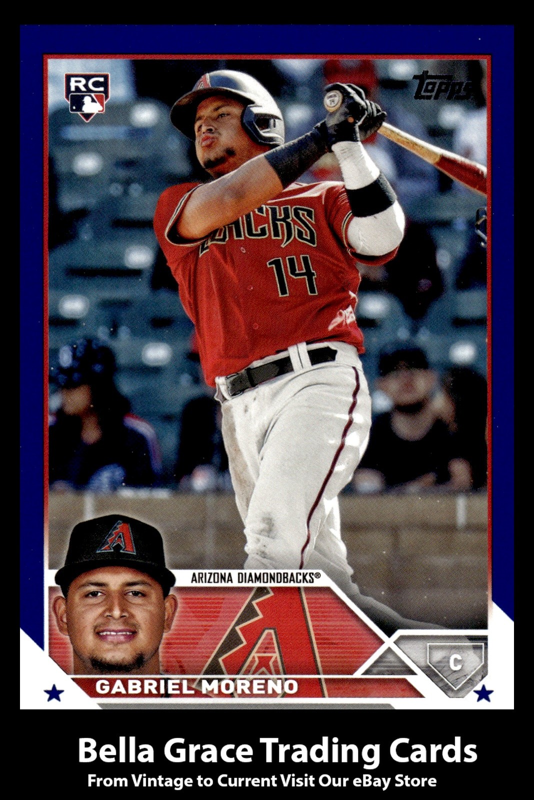 2023 Topps Update Gabriel Moreno #US161 Arizona Diamondbacks Royal Blue MLB