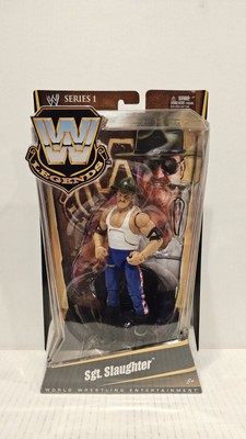 限定　レア　WWE WWF サージェントスローターSgt. Slaughter WWE Mattel Elite Legends Sgt. Slaughter Wrestling Figure Series 1