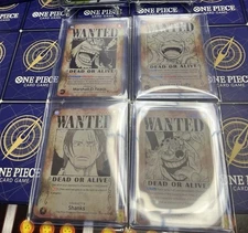 Luffy,Shank,Marshall,Buggy✨Wanted Poster✨Proxy Holo Mint✨