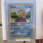 Pokémon TCG Squirtle 63/102 Base Set Shadowless Regular 1st Edition WOTC 1999 NM