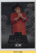 2024 Upper Deck Allure AEW SP Black Rainbow Jim Ross #107 HOF READ 12a9