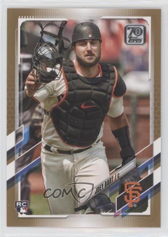 2021 Topps Gold 92/2021 Joey Bart #12 Rookie RC m5w