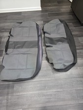 1999-2011 Crown Victoria Police Interceptor Oem Rear Seat Covers Blackgray