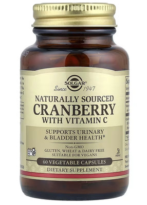 SOLGAR, CRANBERRY with VITAMIN C - 60 Kapseln - KRANBERRY - UROGENWEGE